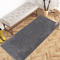 Dirt Trapping Door Mat 24 in x 59 in Light Grey-Dark Grey - Low