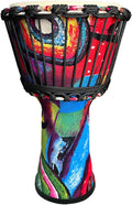 8.5inch Djembe Hand Drum with Goat Skin Head for Musicians
