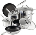 Farberware Millennium Stainless Steel Nonstick Cookware Set - 10-Piece