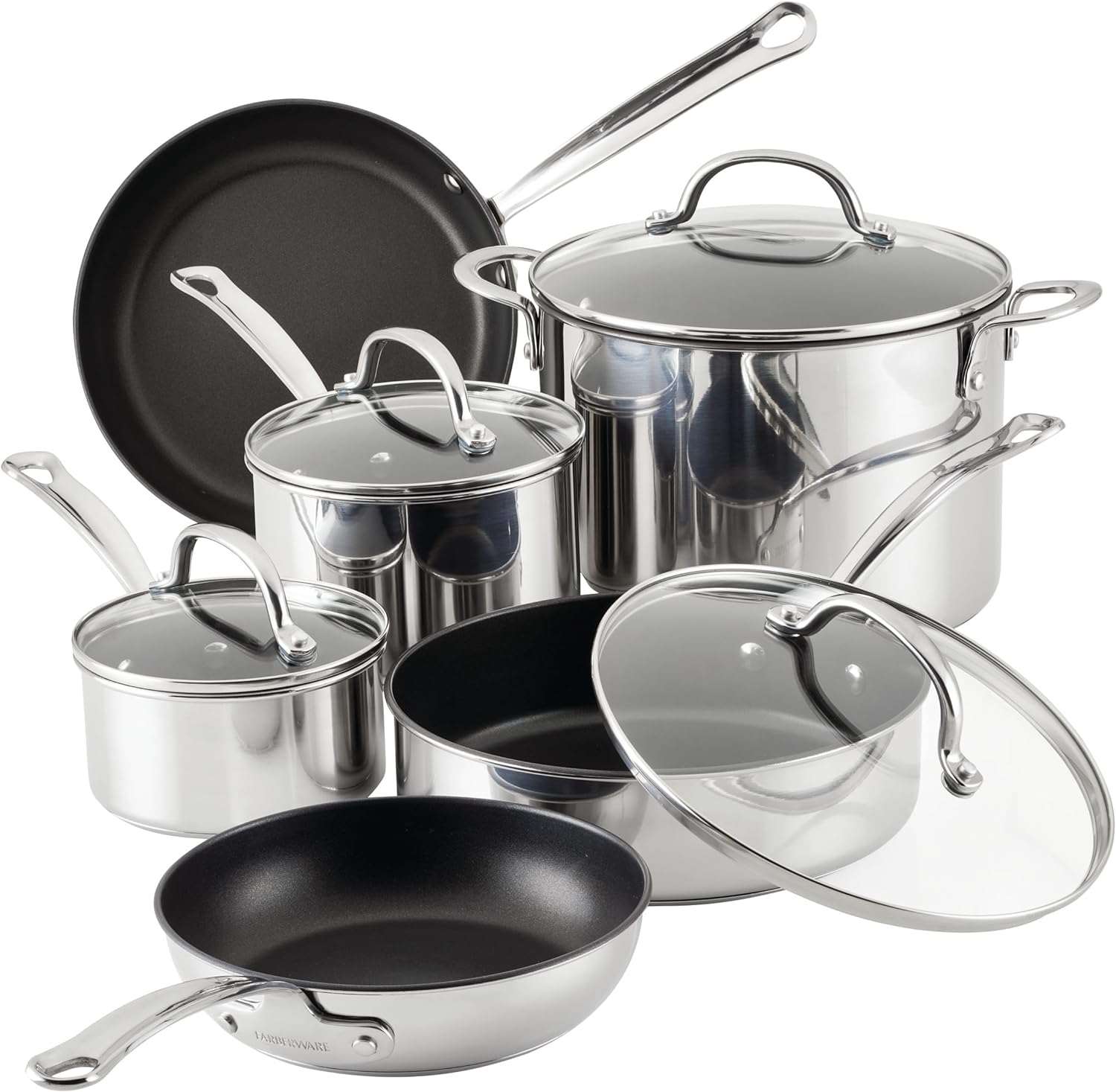 Farberware Millennium Stainless Steel Nonstick Cookware Set Review