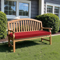 Outdoor Bench Cushion 48 x 18 in - Waterproof, 30D Foam Comfort
