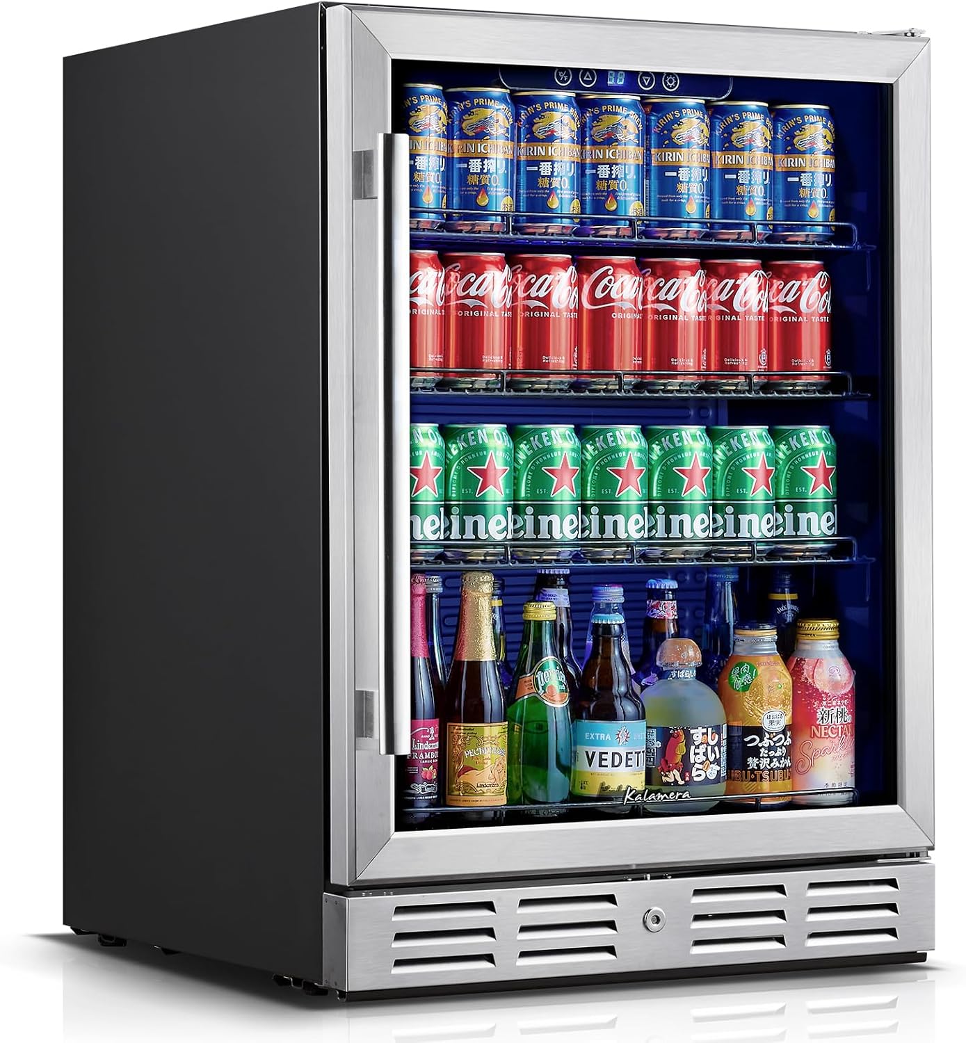Kalamera 24 inch Beverage Refrigerator for Home and Office Use