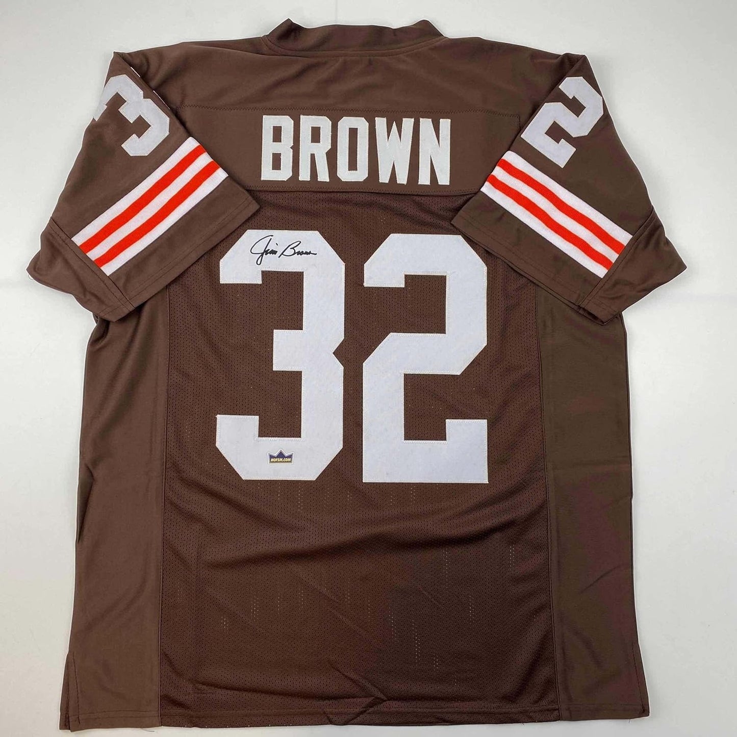 Facsimile Autographed Jim Brown Jersey for Sports Collectors