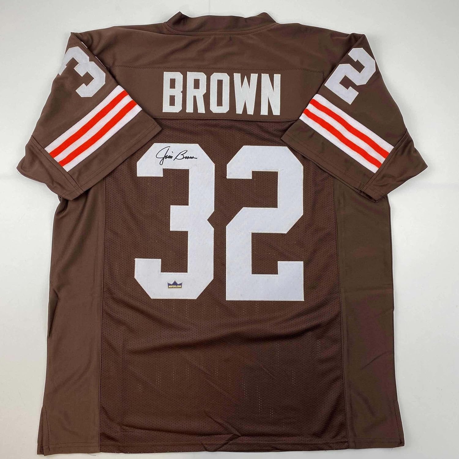 Facsimile Autographed Jim Brown Jersey for Sports Collectors
