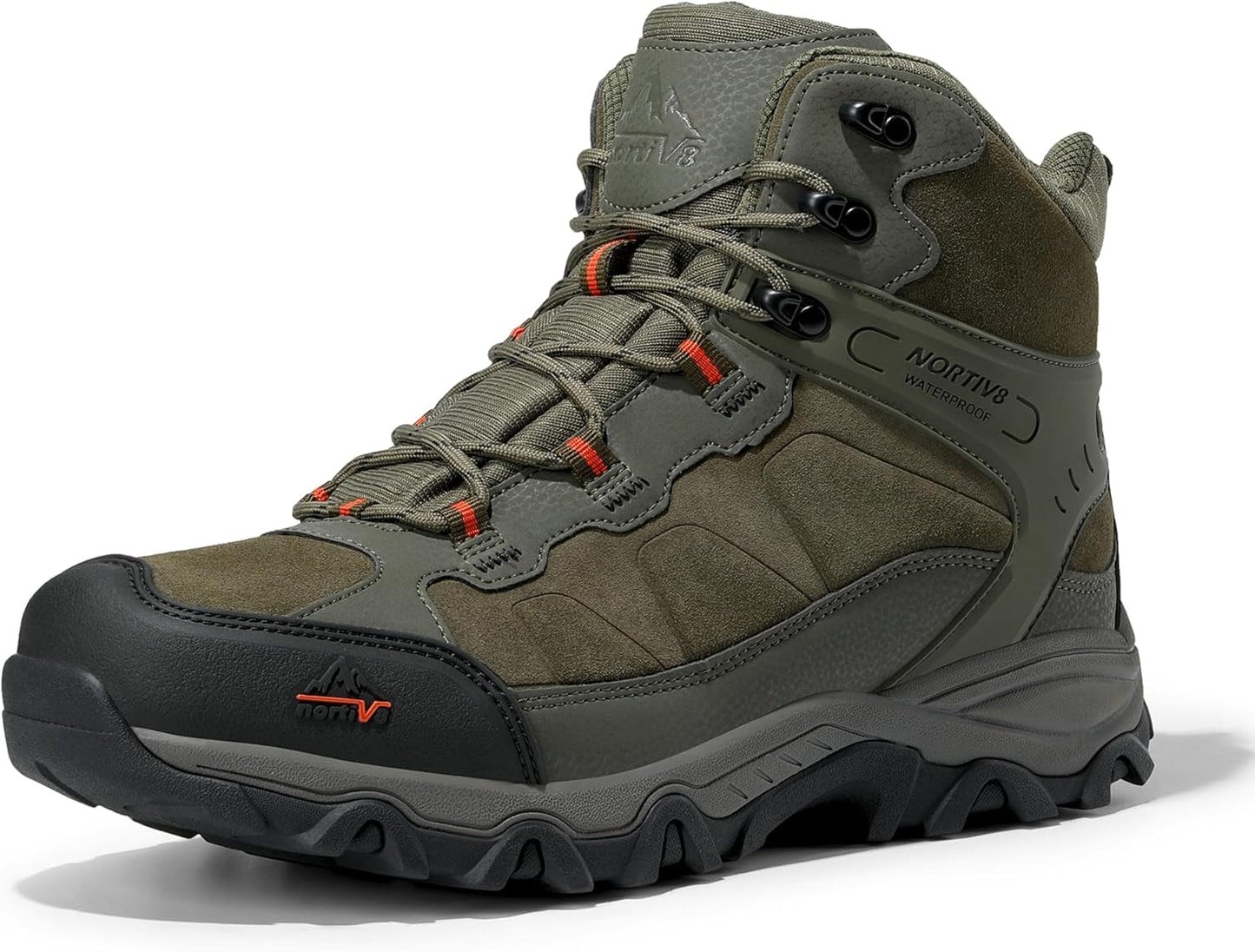 NORTIV 8 Men's Waterproof Hiking Boots for Outdoor Adventures