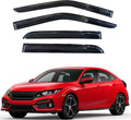 KPY Window Visor Compatible with Honda Civic Hatchback 2016-2021 - 4PC