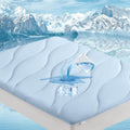 Waterproof Cooling Mattress Pad King - Quiet, Deep-Pocket Cooling