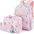 mommore Kids Backpack Set for Boys Girls with Lunch Box