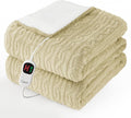 Homemate Electric Heated Blanket Twin - Ultra Soft Flannel Comfort