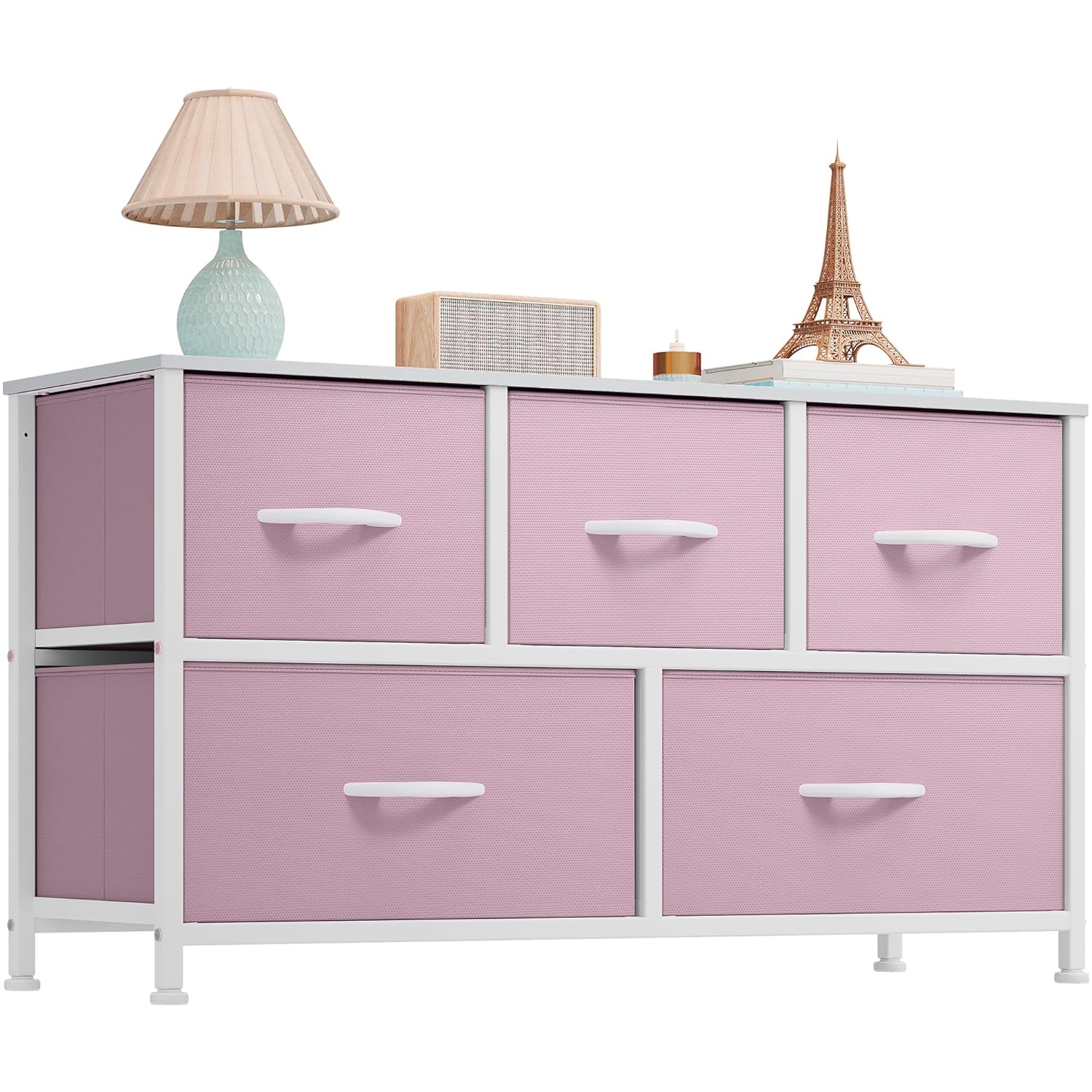 YITAHOME Dresser with 5 Drawers - Stylish Fabric Storage Tower