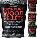 Kona Smoker Grilling Pellet Variety Pack 8 lb - Deep Wood Flavor