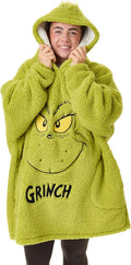 Adults Oversized Wearable Blanket Hooded Pullover - Cozy Holiday