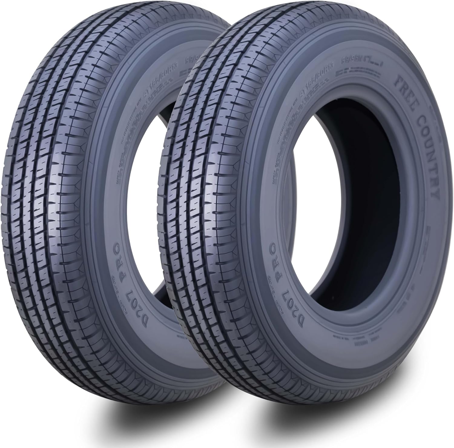 Premium Trailer Tires ST185/80R13 with Scuff Guard for Safety