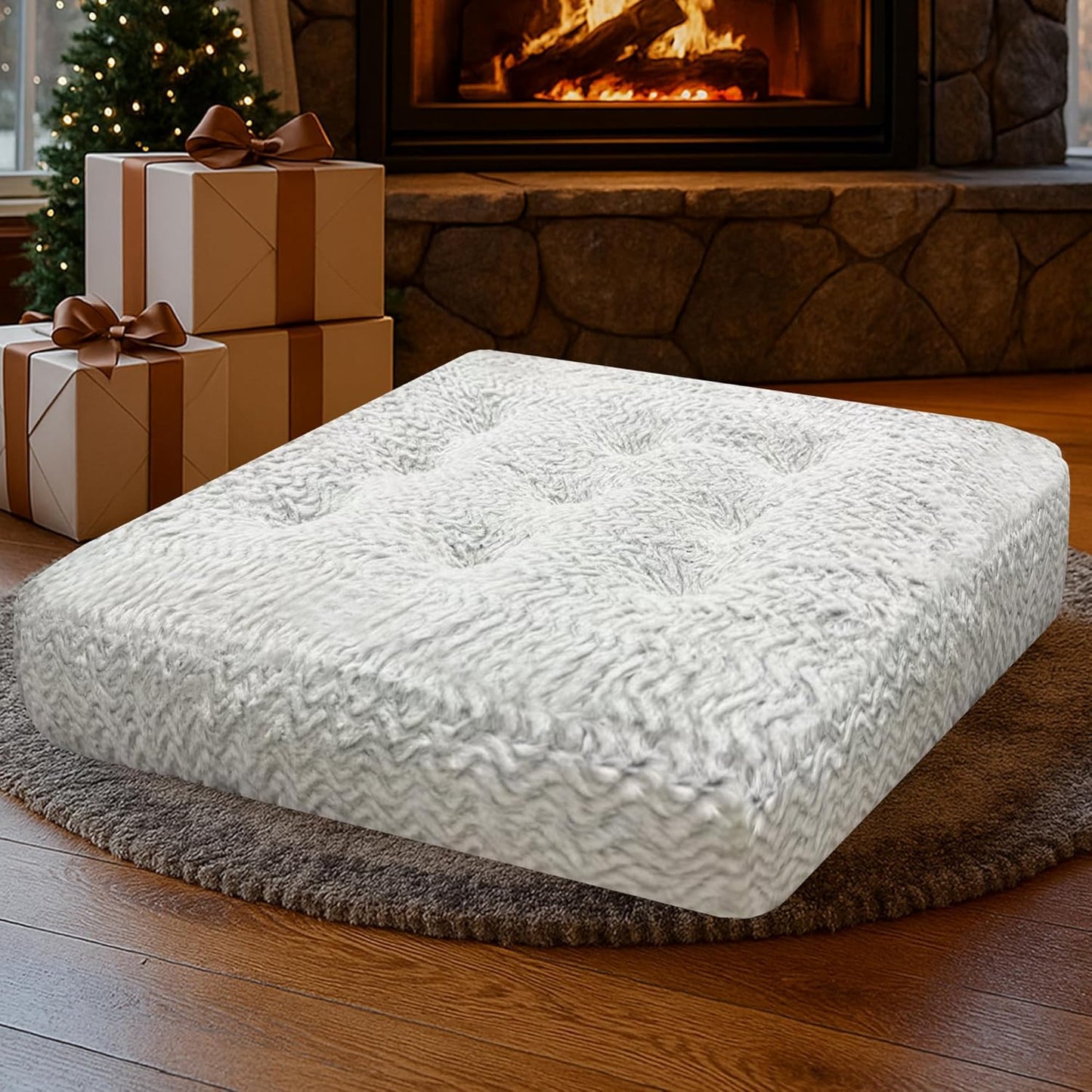 Degrees of Comfort Square Floor Cushion for Cozy Meditation Spaces
