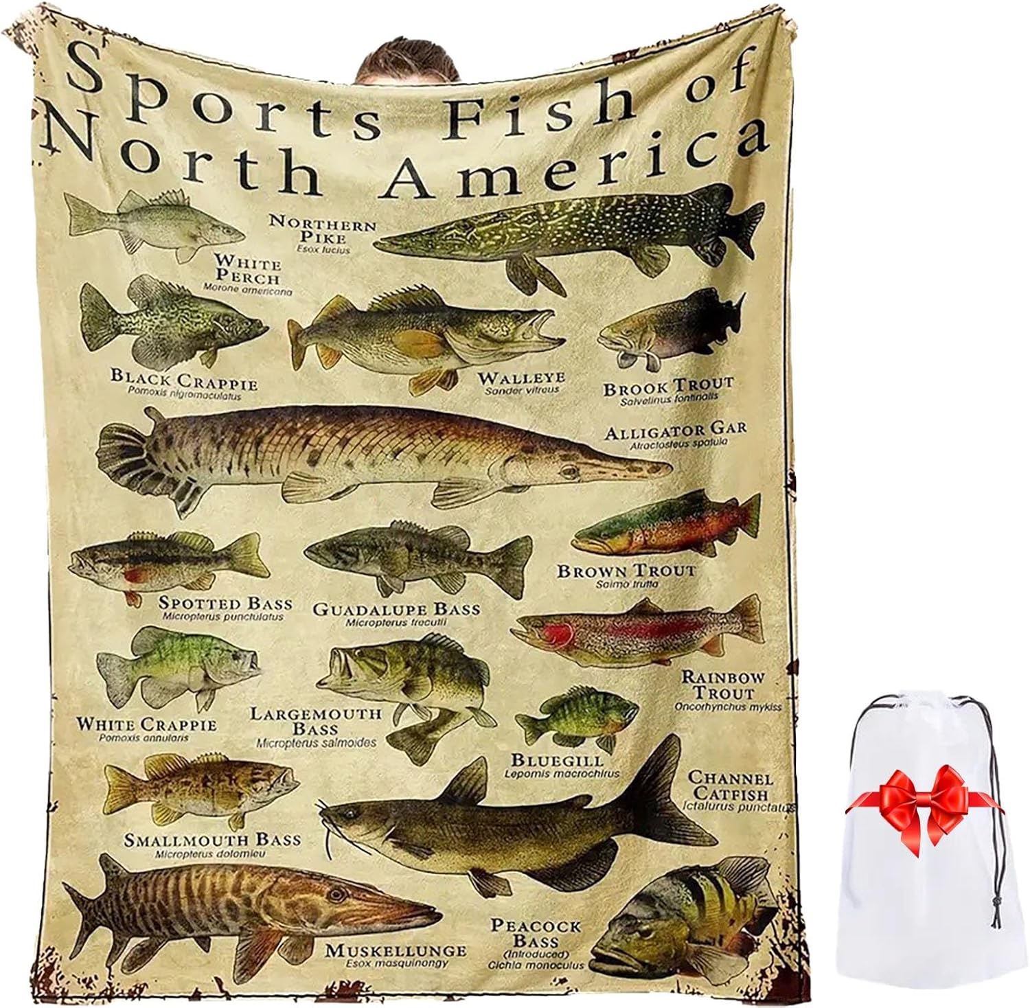Fishing Enthusiast's Cozy Blanket by Daxotu