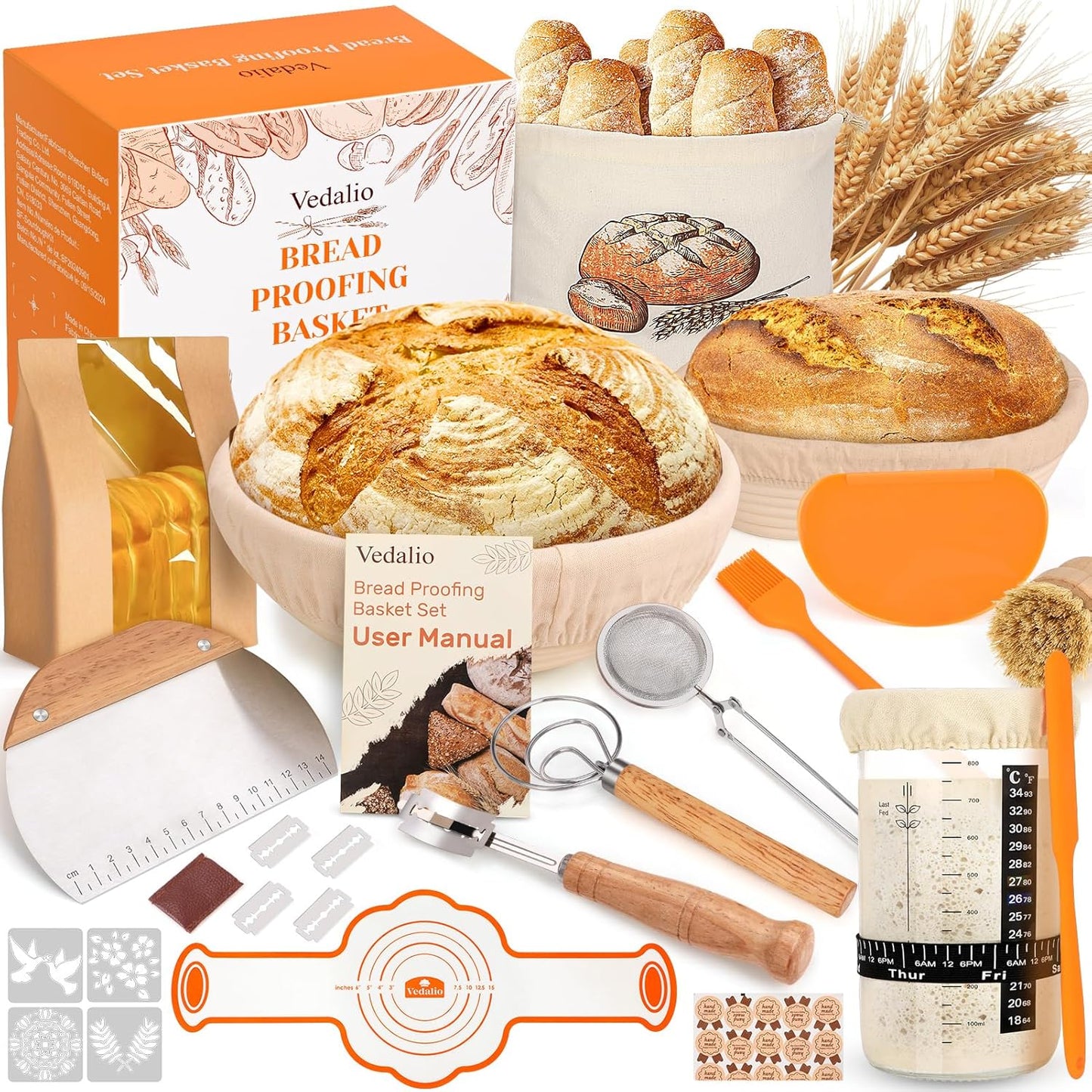 Sourdough Bread Baking Supplies Kit for Perfect Loaves