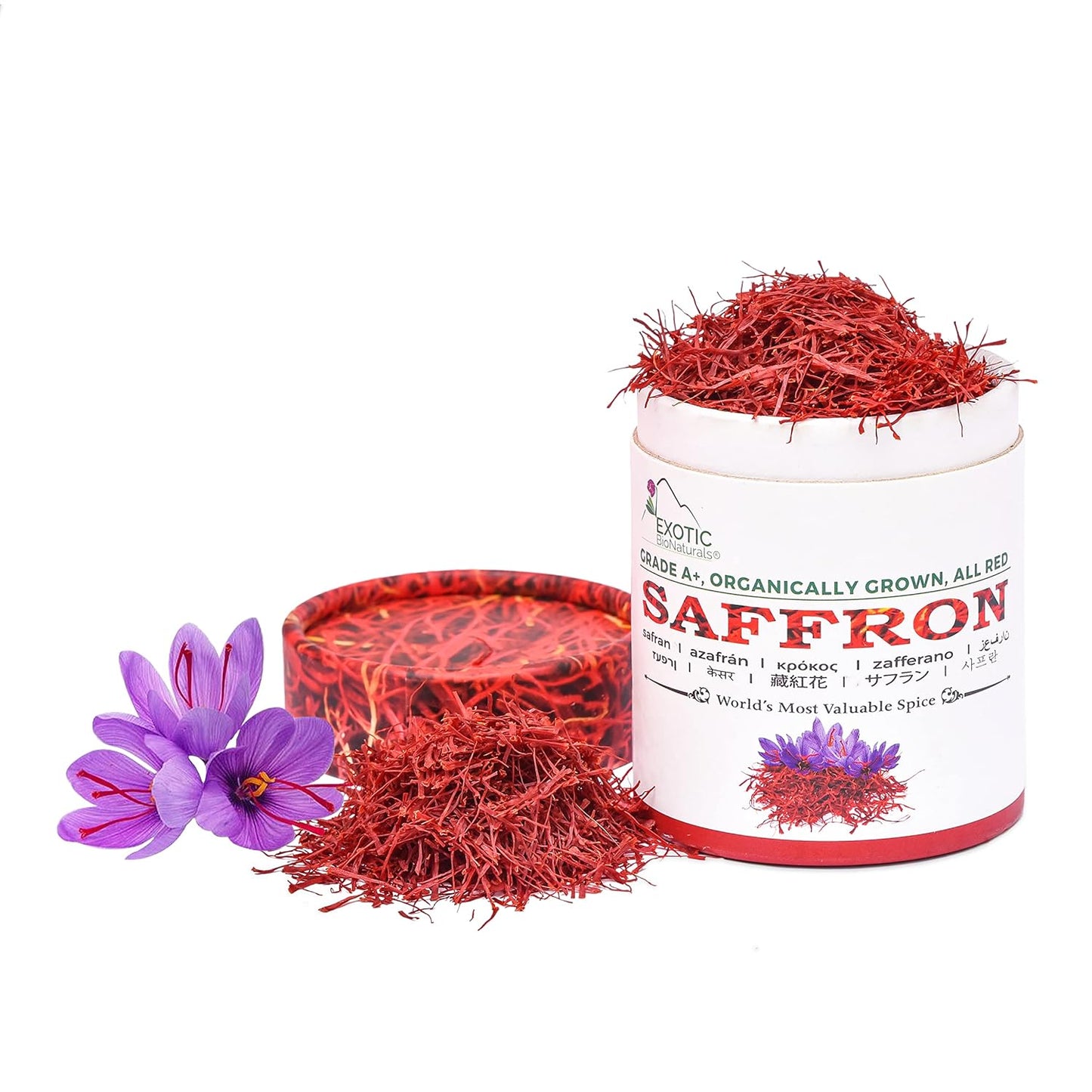 EXOTIC BioNaturals Saffron Spice - Pure Super Negin Grade A