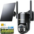 4G LTE Cellular Security Camera 2.5K Solar Outdoor Cam - Off Grid