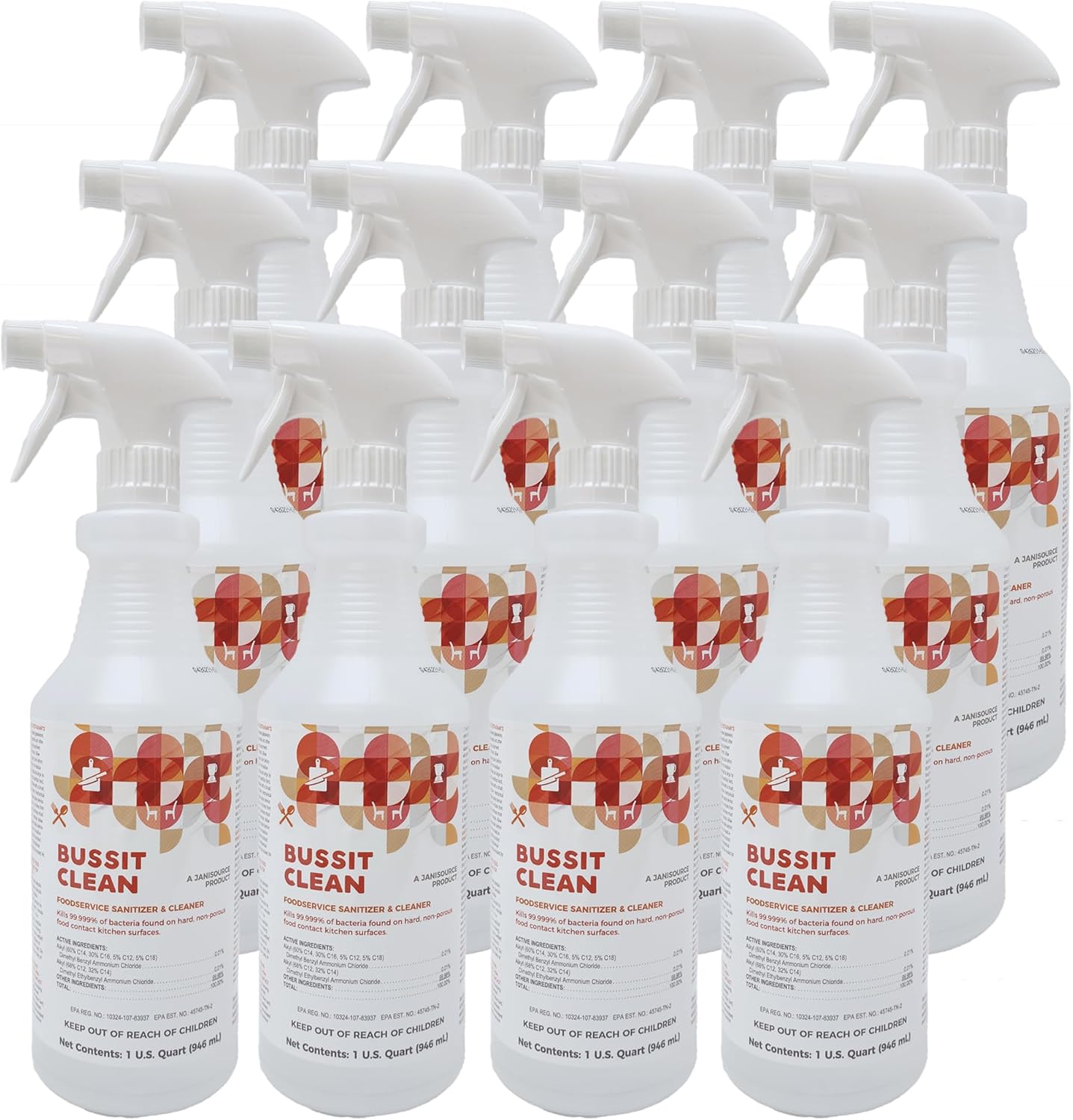 BussitClean Food Surface Sanitizer & Cleaner for Kitchen Use