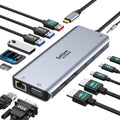 Selore USB C Docking Station: Triple Monitor Powerhouse
