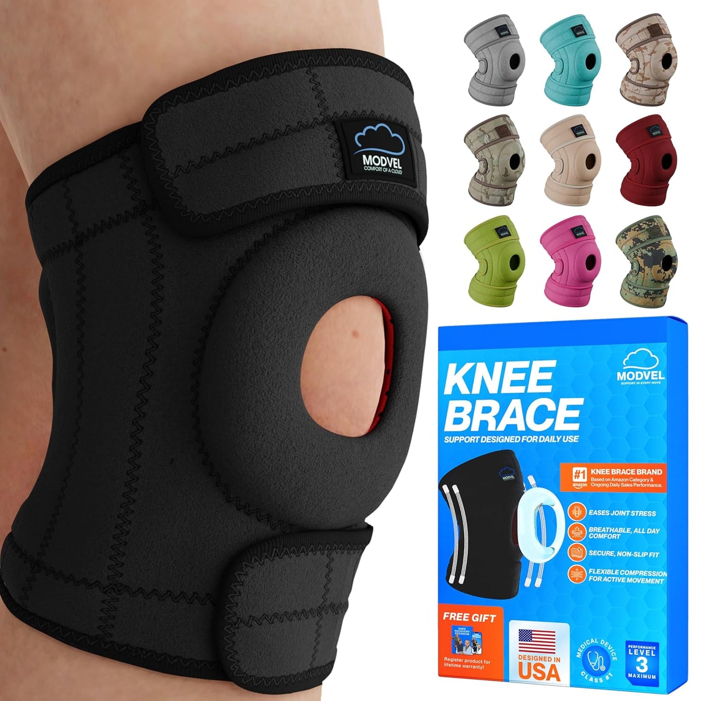Modvel ELITE Knee Brace for Maximum Support and Pain Relief