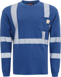 BOCOMAL FR Tee Shirts High Visibility Flame Resistant Work Shirt