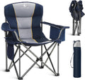 XL Folding Camp Chair with Cooler & Holder, 450 LBS Support