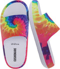 CUSHIONAIRE Feather EVA Slides for Women - Cloud Comfort LARGE