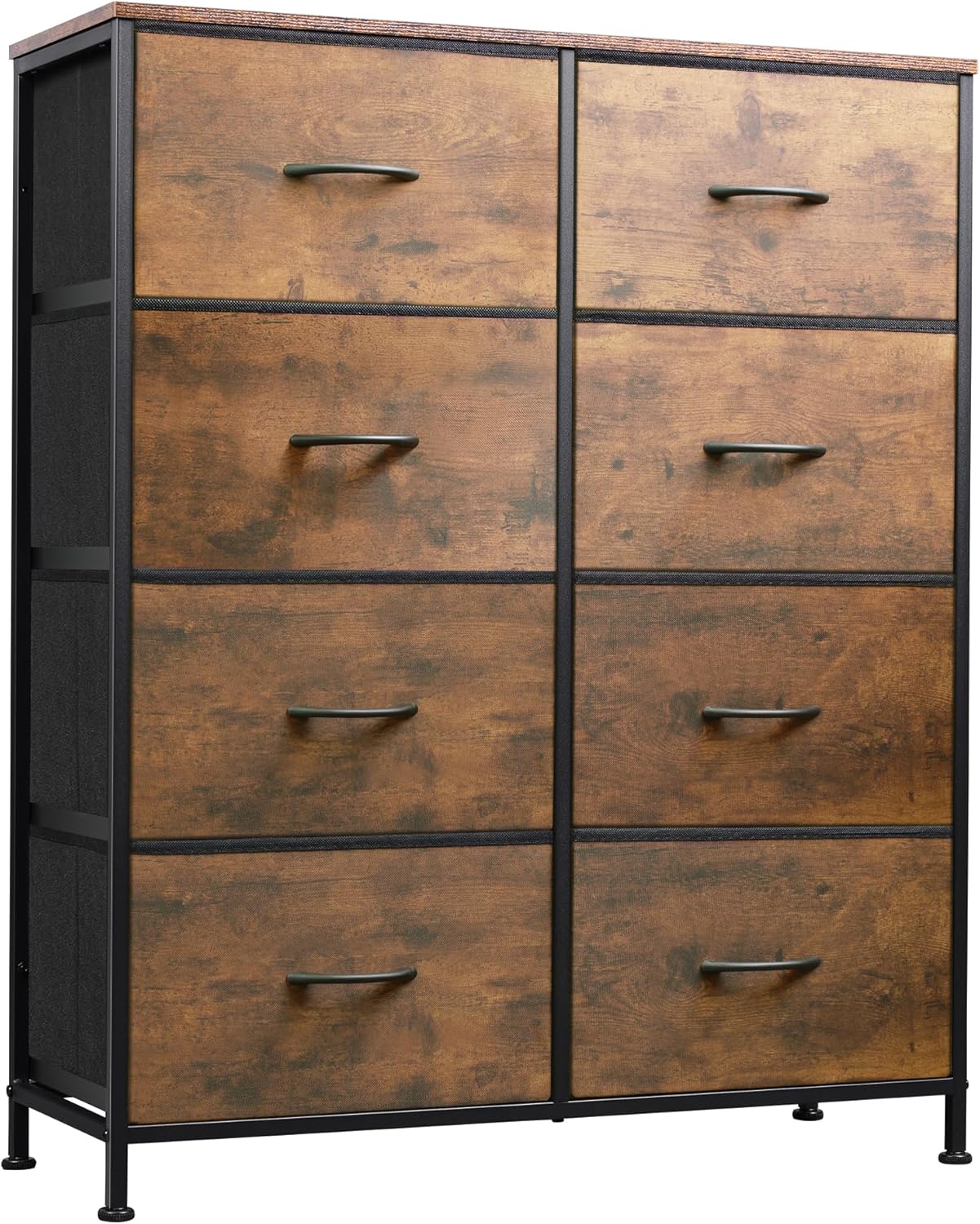 WLIVE Fabric Dresser with 8 Drawers for Bedroom Storage
