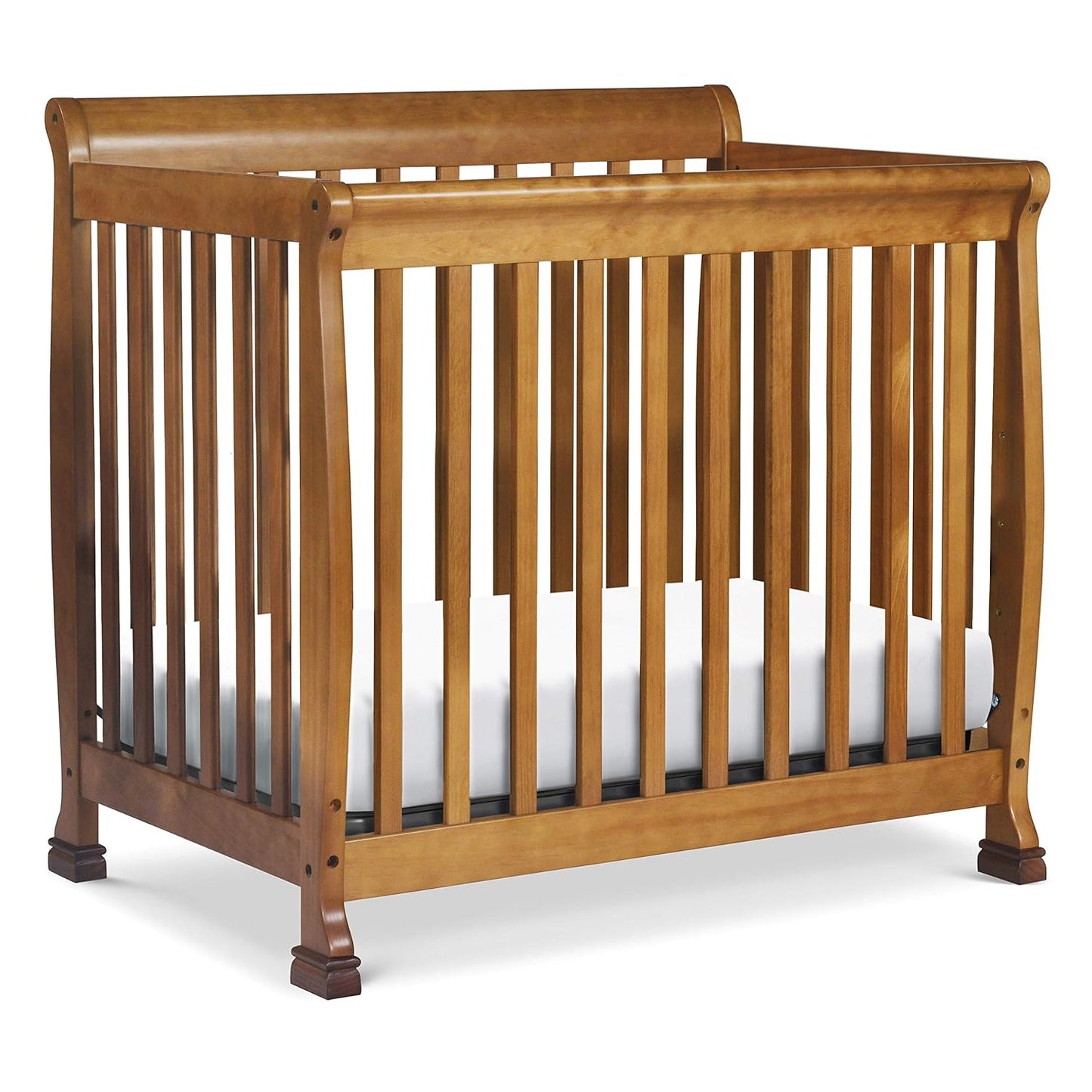 DaVinci Kalani 4-in-1 Convertible Mini Crib in Chestnut Review