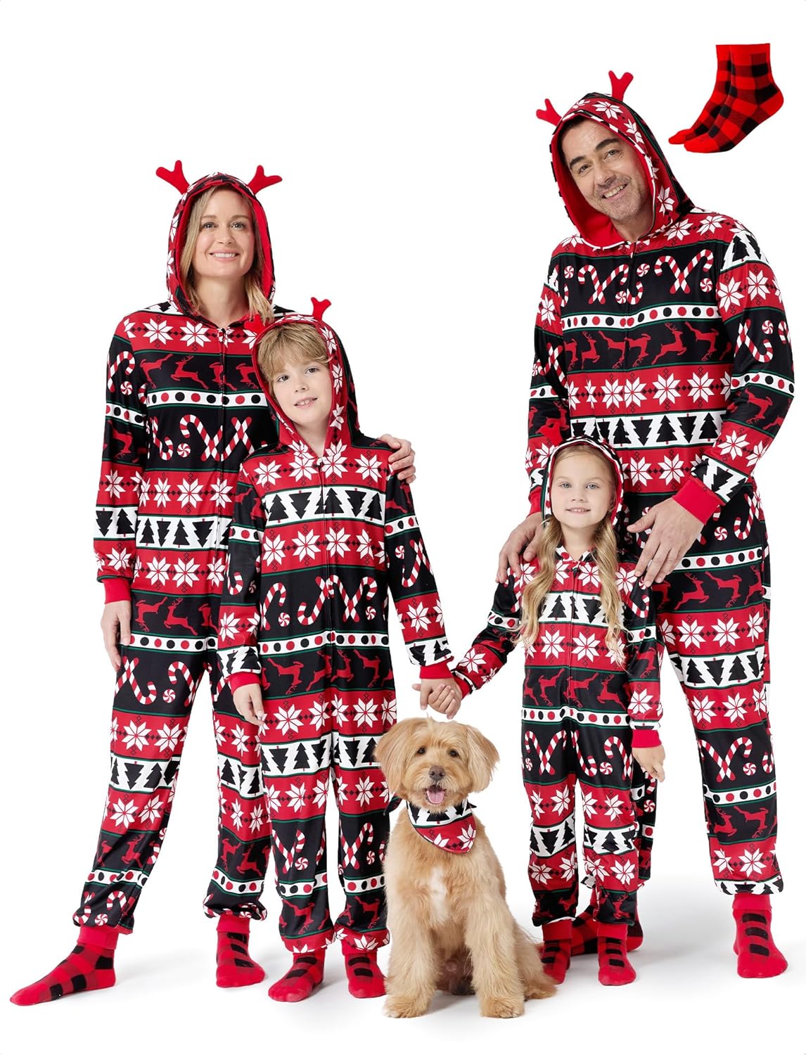 Matching Family Christmas Onesie Pajamas for Holiday Fun