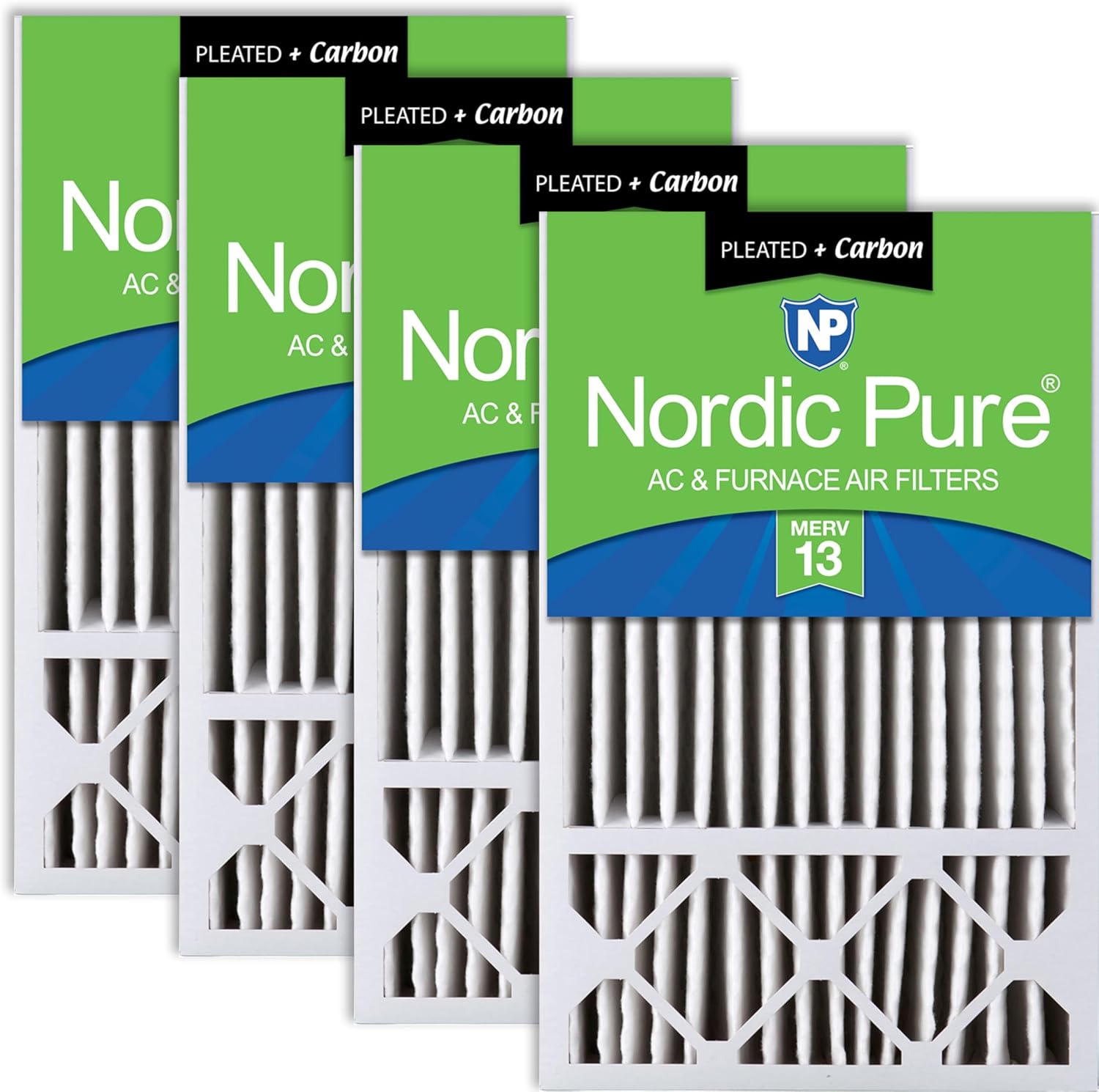 Nordic Pure 16x25x5 Honeywell Replacement Air Filters MERV 13