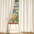 Non-See-Through Privacy Linen Curtains 2 Panels - Light Filtering, 52