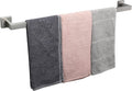 TocTen Bath Towel Rack Square Base Brushed Nickel - Heavy Duty 30in