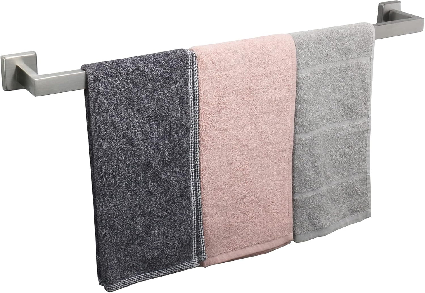 TocTen Bath Towel Rack - Heavy Duty Stainless Steel Towel Bar