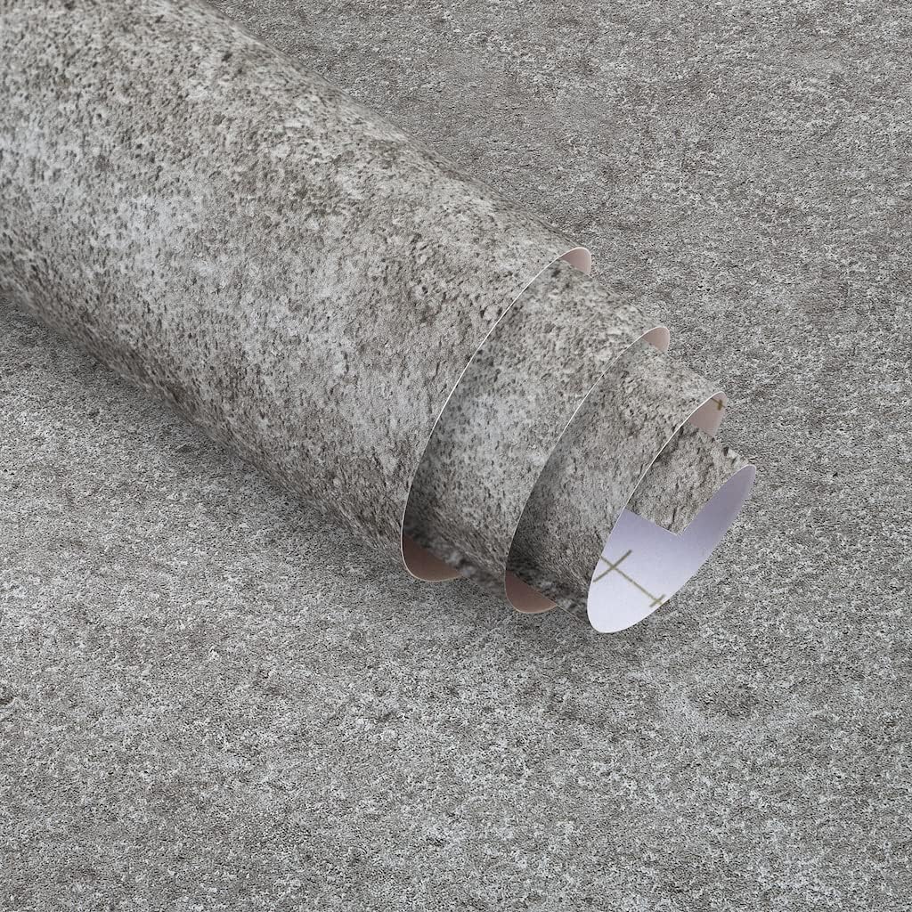 Grey Granite Contact Paper Self-Adhesive Vinyl Film for Decor