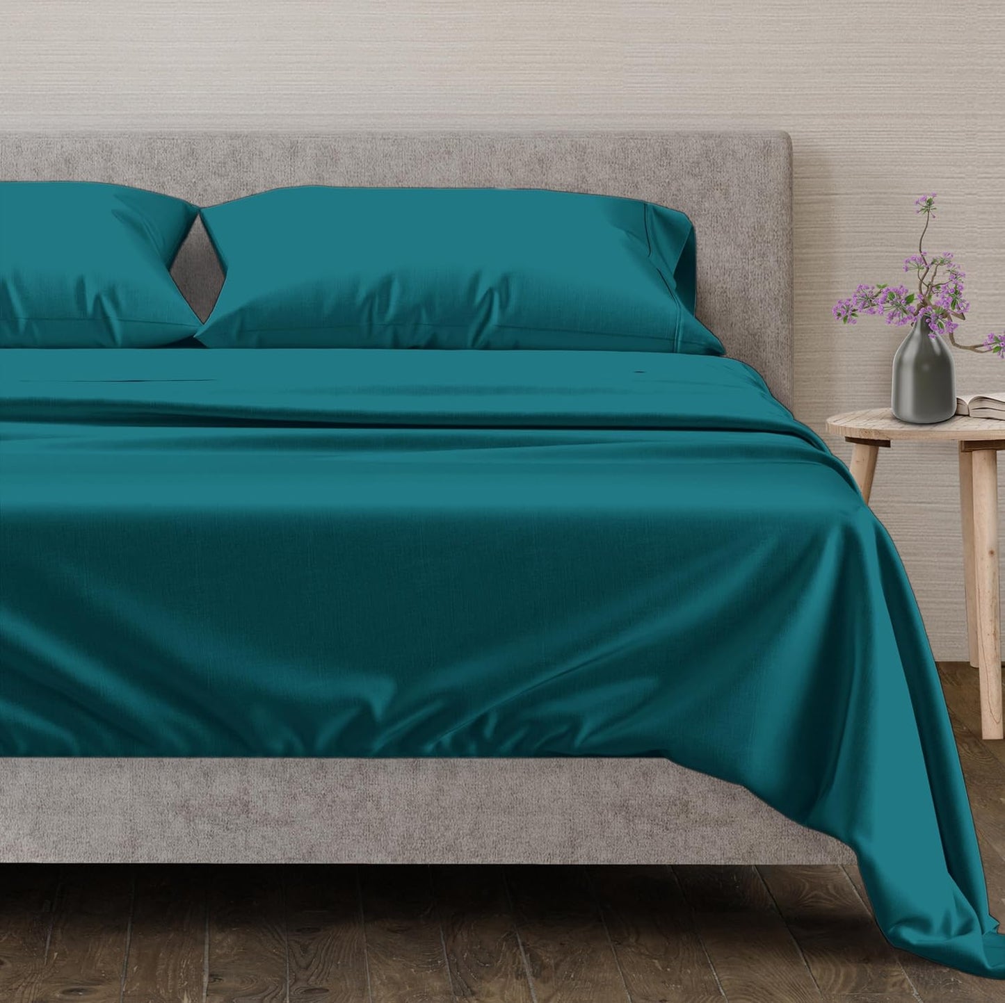 Luxurious 100% Egyptian Cotton Queen Sheets Set - 600 Thread Count