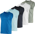 Men's Dry-Fit Muscle Tank Top 3 & 5 Pack - Lightweight Performance hot