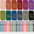 Motivational Pens and Pocket Notepads Set 96 pcs - Bulk Inspirational