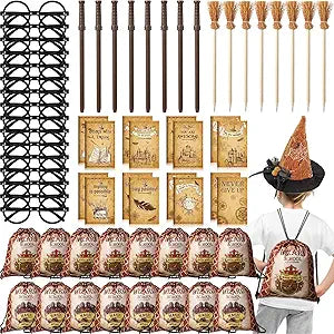 Wizard Party Favors Set with Pencils, Notebooks, and Glasses