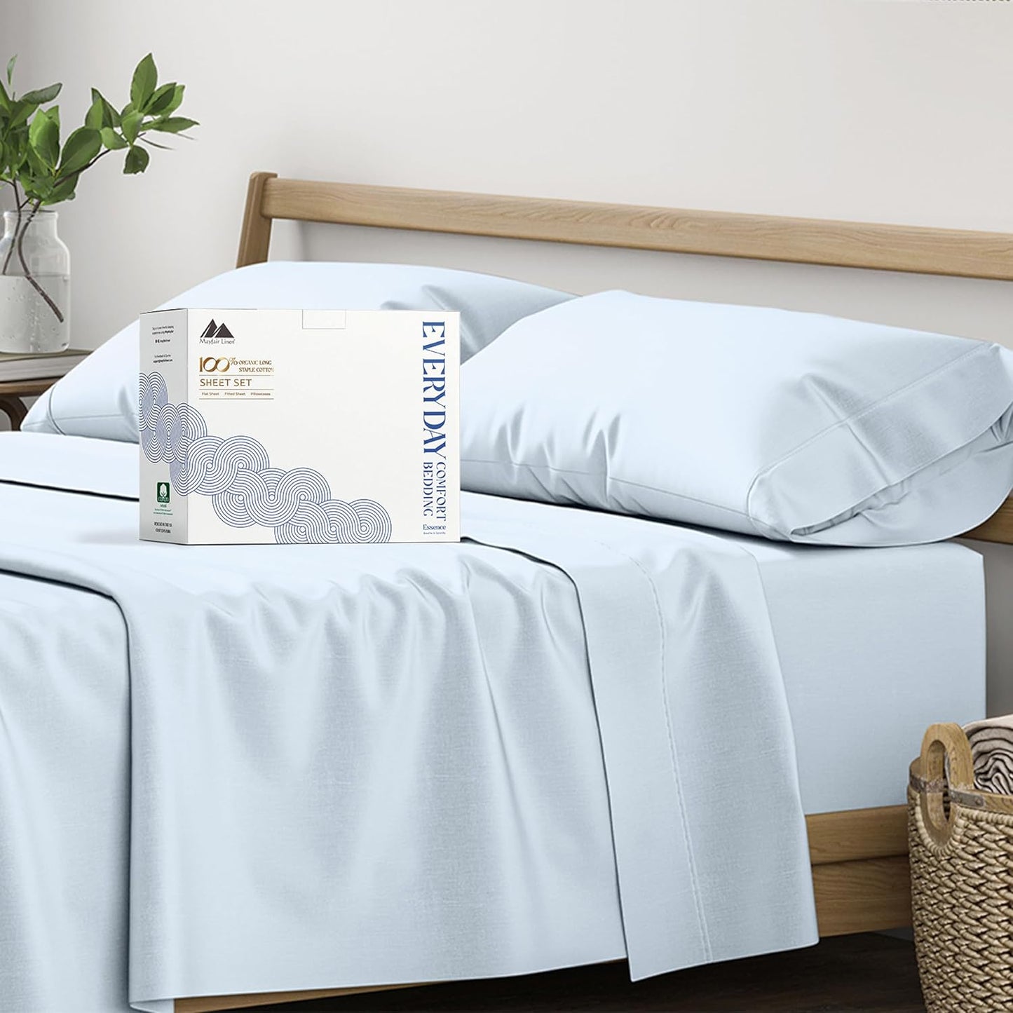 Organic Cotton Queen Size Sheets Set for Ultimate Comfort