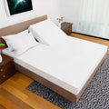 Top Split Flex Head King Size Sheet Set White - Ultra-Soft Split Top