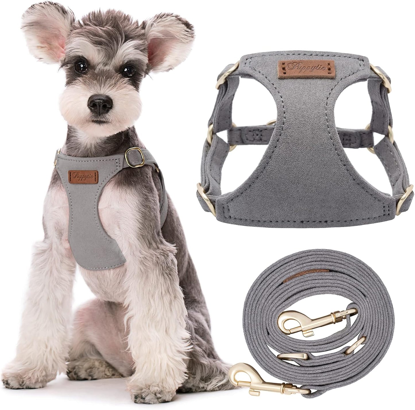 Puppytie No Pull Small Dog Harness with Multifunction Leash