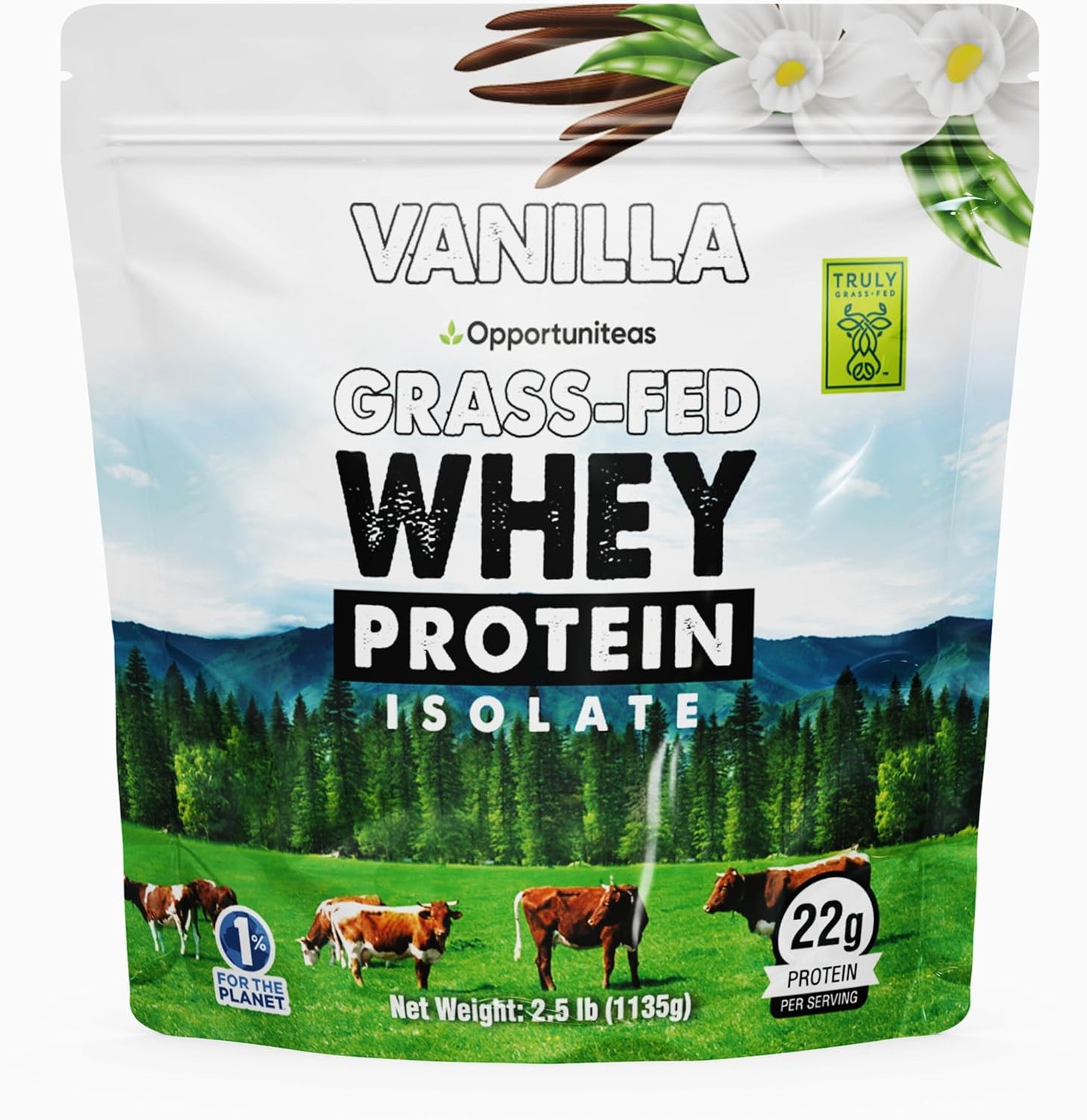 Opportuniteas Grass Fed Vanilla Whey Protein Isolate Powder Review