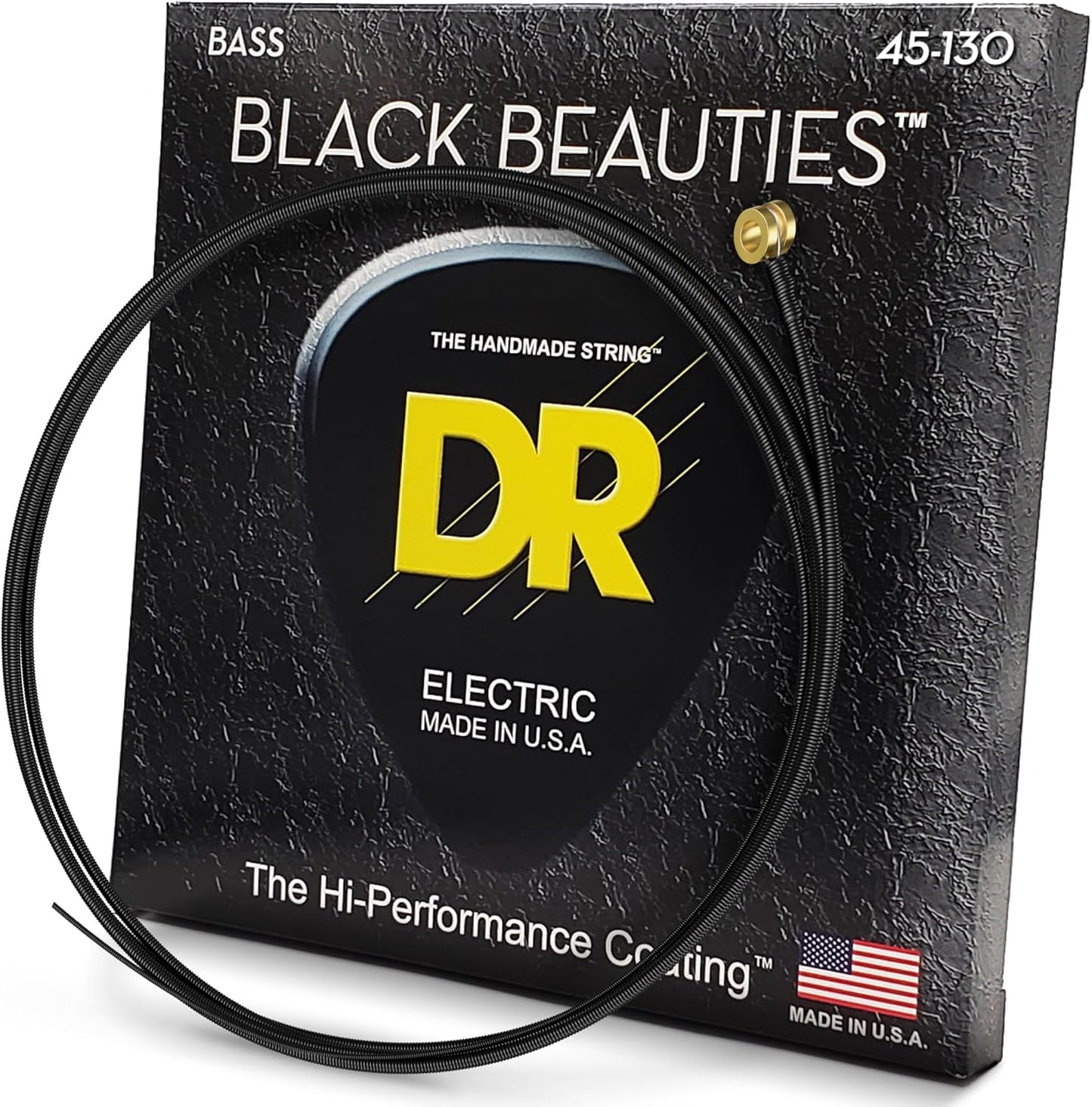 DR Black Beauties Bass 5 Strings 45-130 with K3 Technology Coating