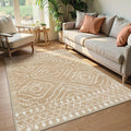 Moroccan Washable Area Rug 4x6 for Living Room and Bedroom
