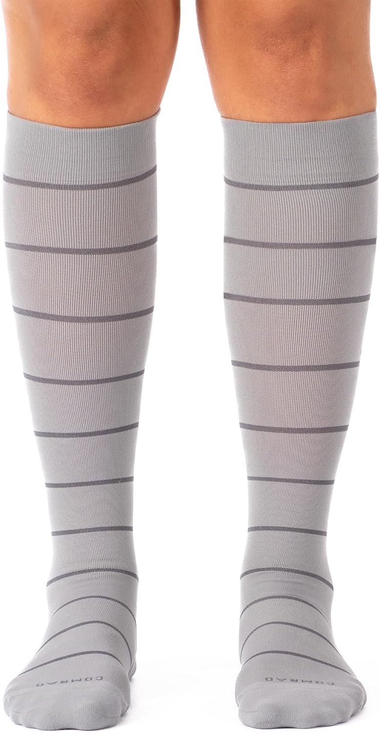 Comrad Nylon Knee High Compression Socks for All-Day Support