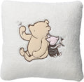 Storytime Pooh Faux Shearling Nursery Throw Pillow - Cream