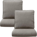 Outdoor Rattan Chair Cushions 2 Packs - Thick Replacement Seat