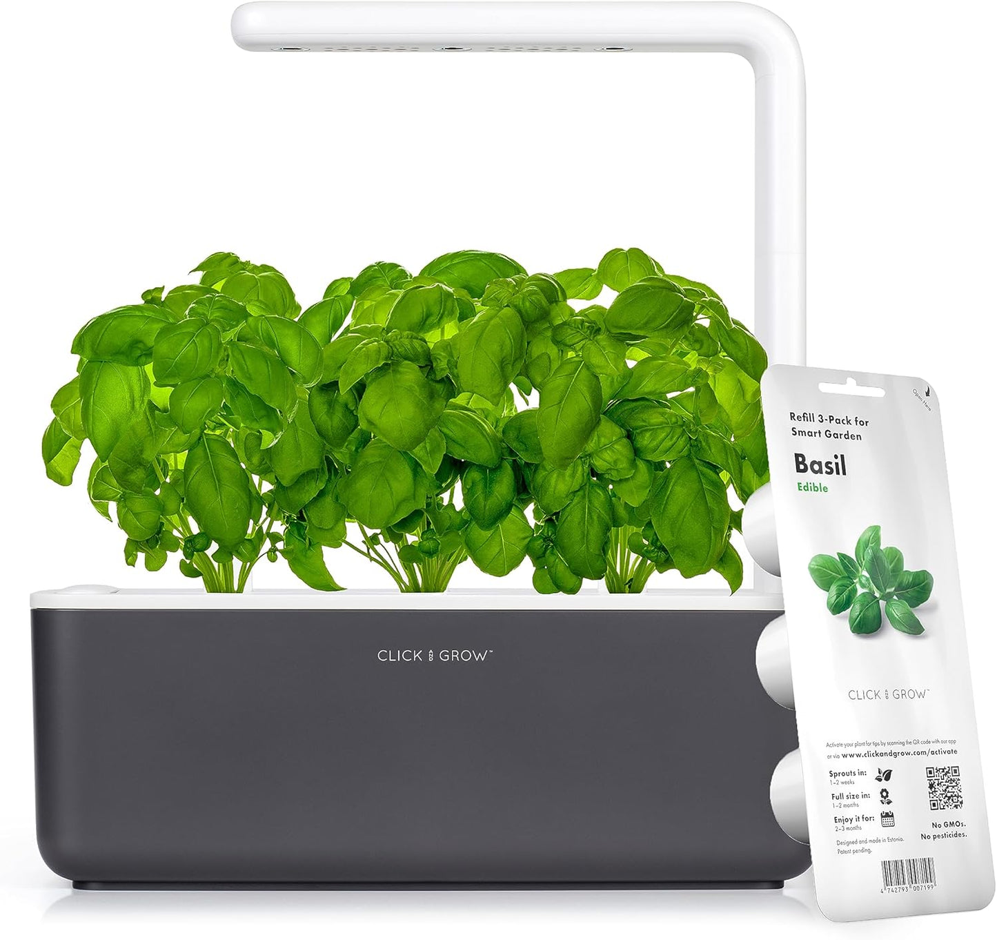 Click & Grow Indoor Herb Garden Kit with Grow Light for Home